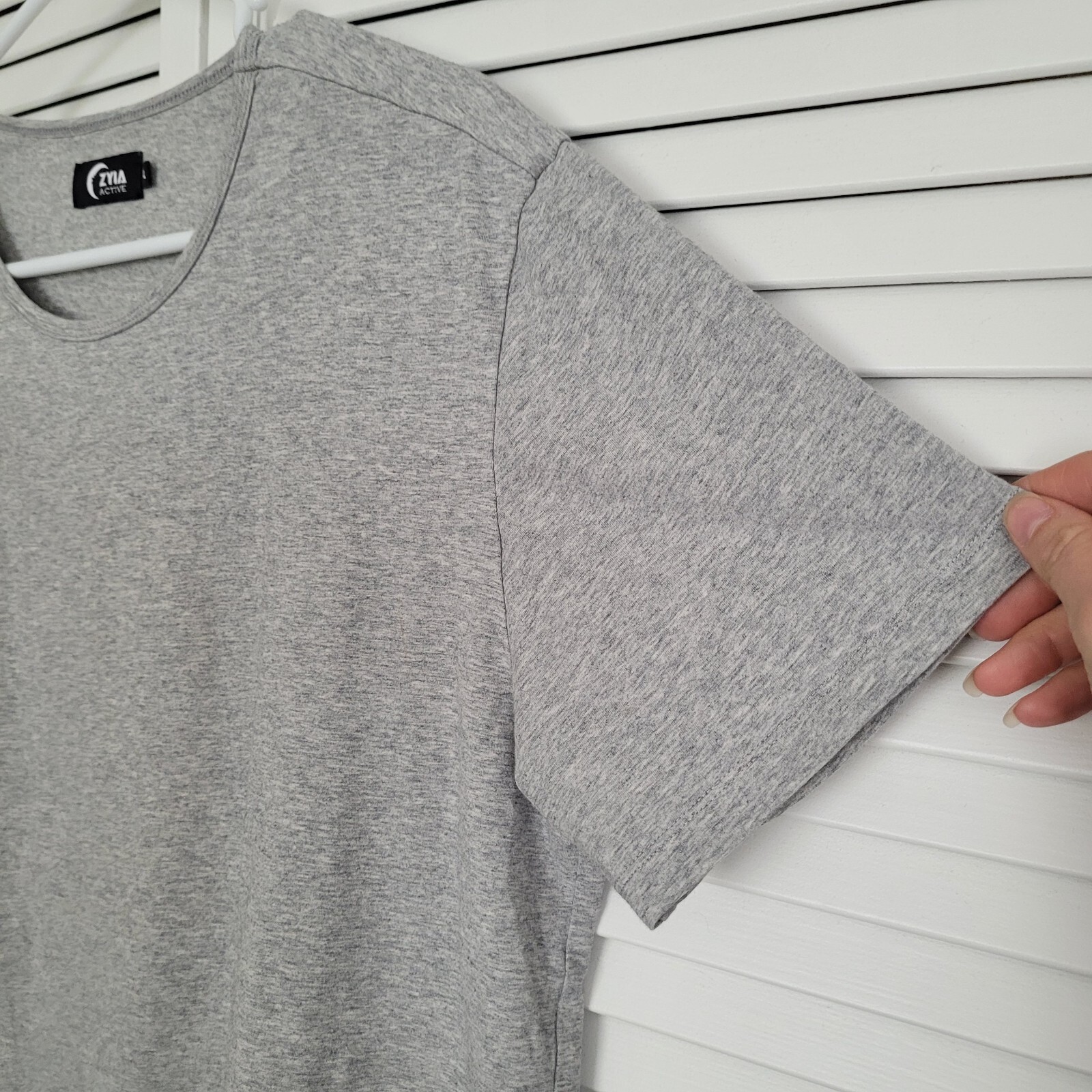 Zyia Active Women's Basic Heathered Gray Athletic… - image 4