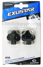 Exustar ECO5F SPD Bike Pedal Cleats fit Shimano SM-SH-51, SH-56 / Wellgo WPD 98A