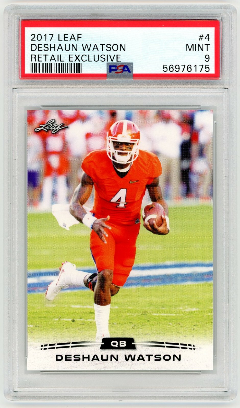 Deshaun Watson Leaf Clear #4 Base