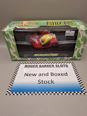 Scalextric C884 Power Rangers Motorrad rot 1/32 Slotcar Racing