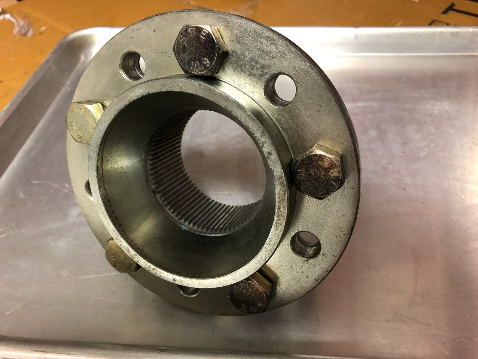 Ferrari OEM Testarossa 512 TR Splined Wheel Hub Retainer Ring Bolts Nuts 
