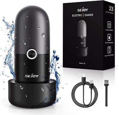 Sejoy Mini-Shave Electric Razor for Men USB Rechargeable Portable Mini Shaver US