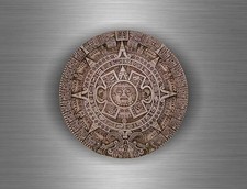 Pegatina coche motociclista tuning calcomanía calendario tribal azteca maya maya méxico parachoques