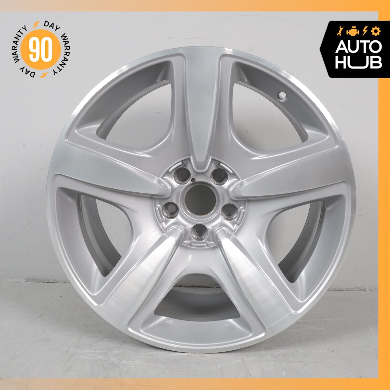 Bentley Continental GTC Flying Spur 9 x 19 19" Wheel Rim Silver 3W0601025AK OEM