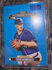 2021 Diamond Kings DREW RASMUSSEN RC DK Debut ARTIST PROOF SP#DDK-MB! BREWERS!