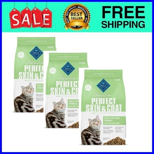 Blue Buffalo True Solutions Perfect Skin & Coat Natural Dry Food,3 pack