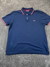 Vineyard Vines Shirt Men's S Edgartown Polo Whale Logo Short Sleeve Navy Blue