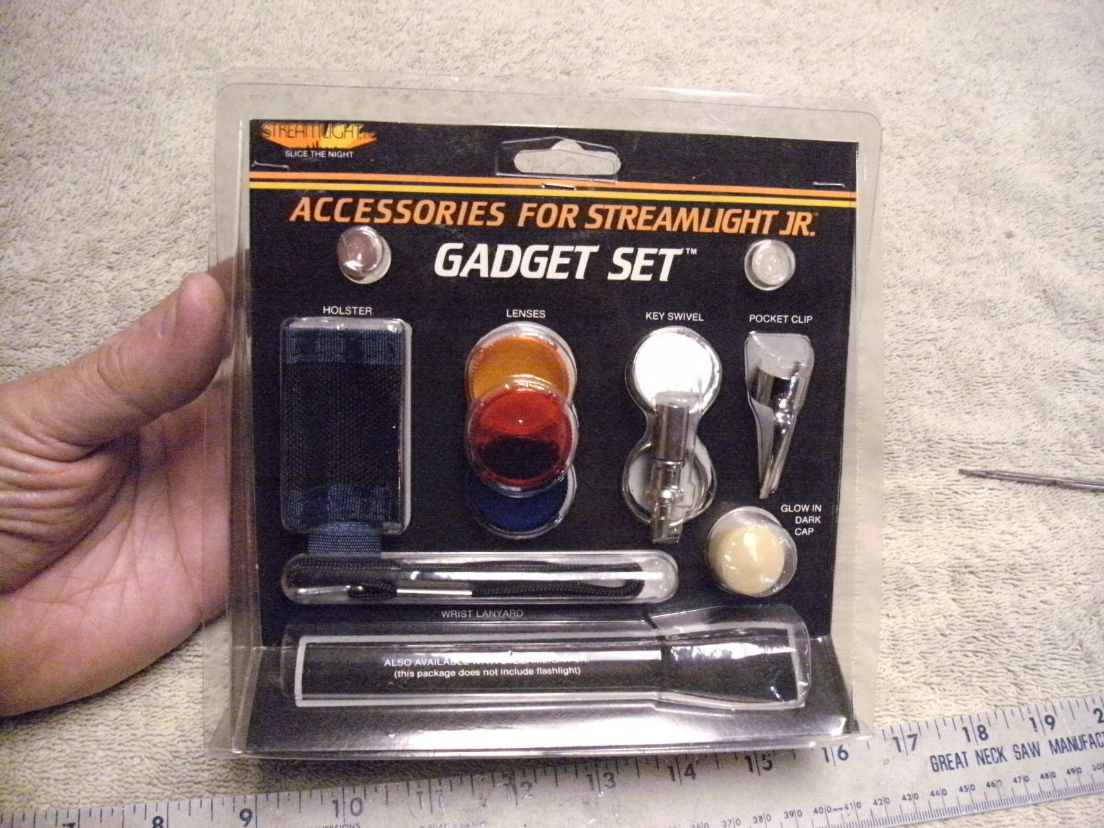 Streamlight Jr - Accessories Set - Holster Pocket Clip Lanyard  NO FLASHLIGHT!!!