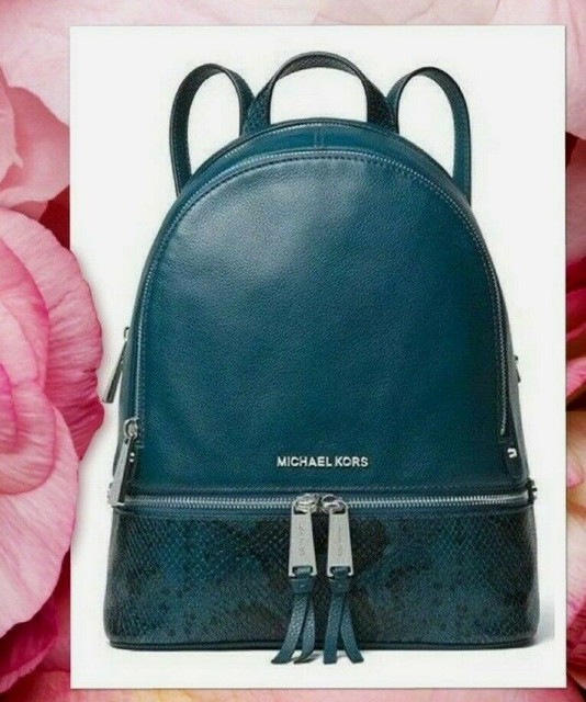 rhea medium leather backpack