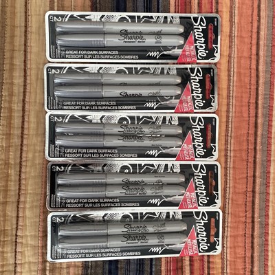 Lot Of 10 NEW NIP Sharpie Metallic Permanent Marker for Dark Surfaces