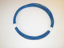 AUTOMOTIVE WIRE 18 GAUGE HIGH TEMP GXL 25 FEET BLUE/GREEN MOTORCYCLE CAR TRUCK
