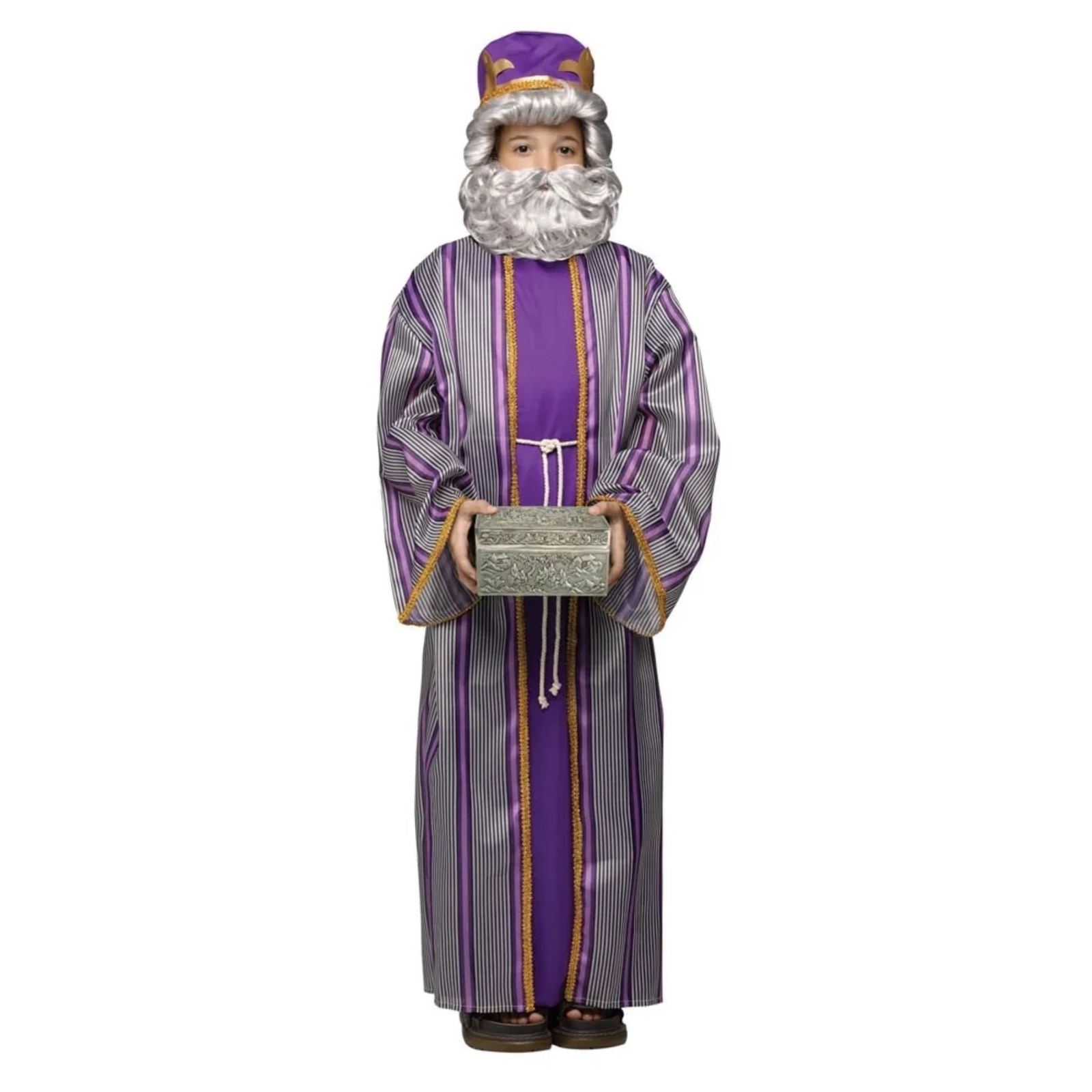 Childs Nativity Wise Man School Christmas Play Costume Age 10-14 Years