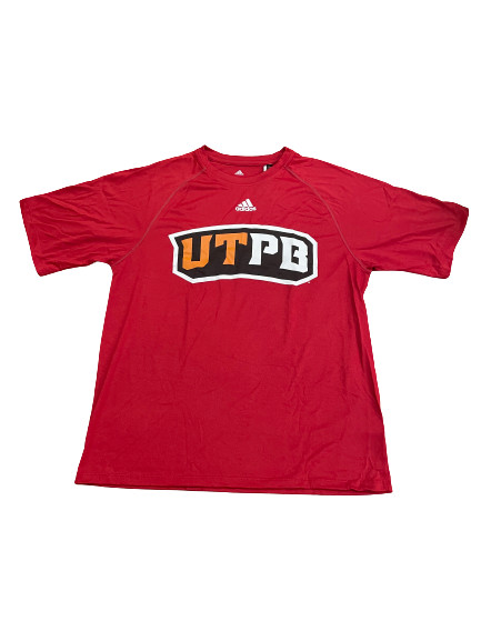 Футболка Adidas NCAA Uni. of Texas с изображением Пермского бассейна, красная, DX4747 