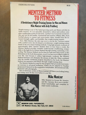Rare Mike Mentzer Bodybuilding Book - The Mentzer Method to