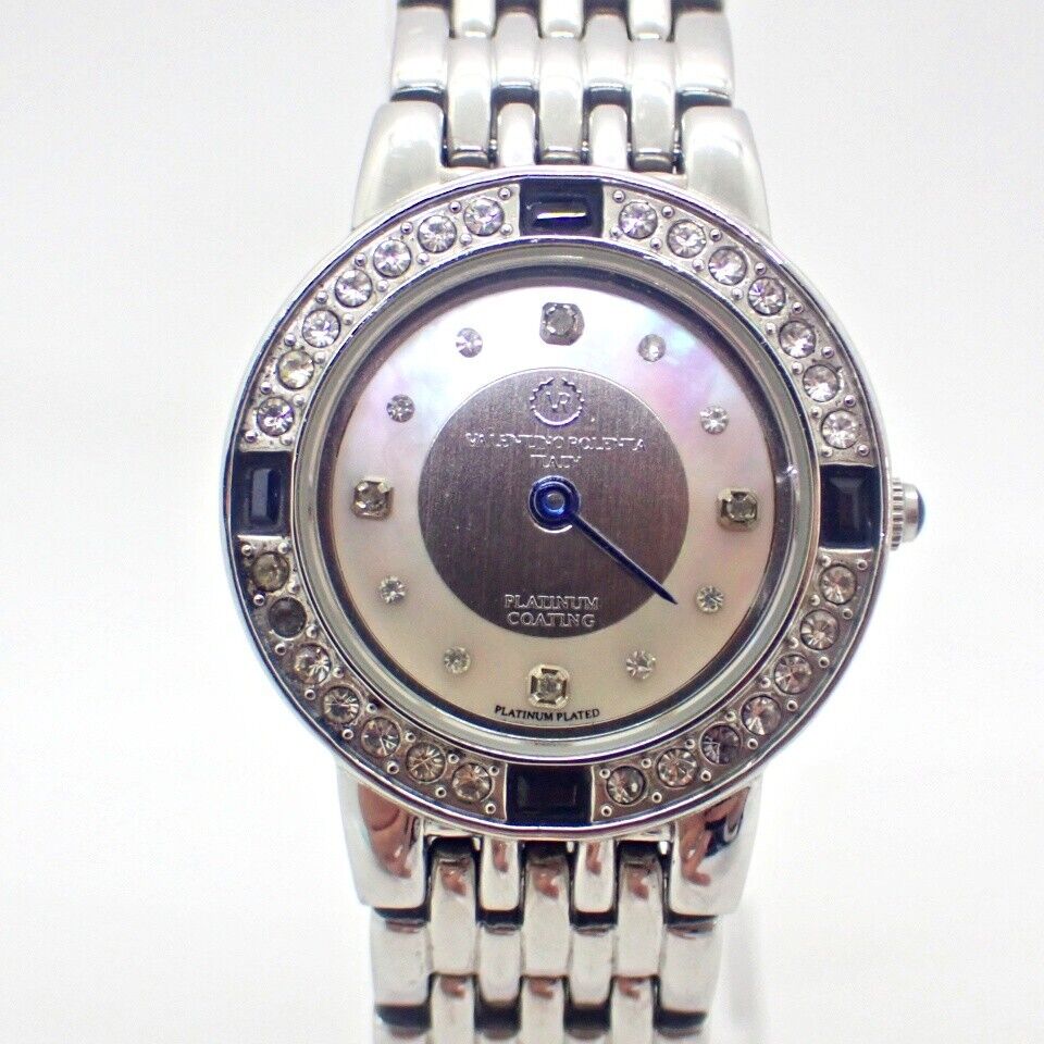 VALENTINO ROLENTA VR-111L ALL stainless Steele PLATINUM VALENTINO ROLENTA VR-111L ALL stainless Steele PLATINUM