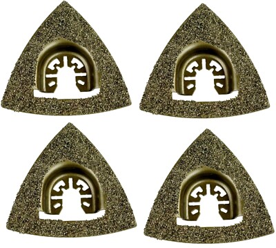 4x Multitool Raspel 80mm Hartmetall Deltaschleifer Mutlifunktionwerkzeug Zubehör