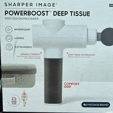Sharper Image - Powerboost Deep Tissue Percussion Massager 1016109 NEW