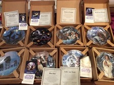 Star Wars Hamilton Teller Sammlung +10th Anniversary Plate & Promotions - 1987