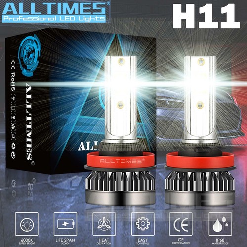 Par de bombillas LED H11 Kit de luces antiniebla de haz alto o bajo 6000K 380000LM Nuevo - Imagen 2 de 12
