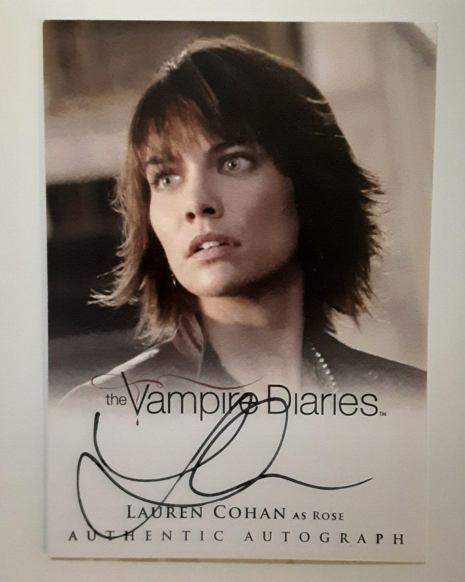 VAMPIRE DIARIES Season 2 LAUREN COHAN as Rose AUTOGRAPH auto Card