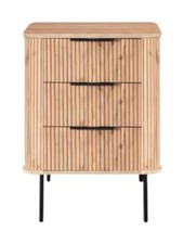 BRONX ROUND Kommode mit 3 Schubladen WOLF MÖBEL