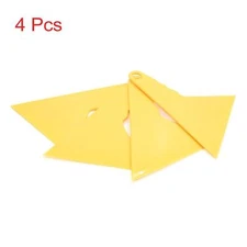 4Pcs Triangle Tip Car Scraper Window Film Squeegee Vinyl Sticker Wrapping Tool