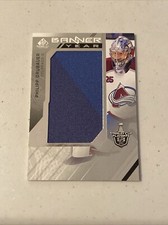 2021-22 SP Game Used Hockey Philipp Grubauer Banner Year Playoffs Card #BYSC-PG 