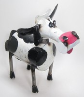 Recycled Metal Cow Yard Garden Art Rustic Country Style Handcrafted 16l X 14t Recycled Metal Cow Yard Garden Art Rustic Country Style Handcrafted 16l X 14t