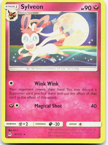 Sylveon 87/131 Rare Forbidden Light Pokemon Lightly Played