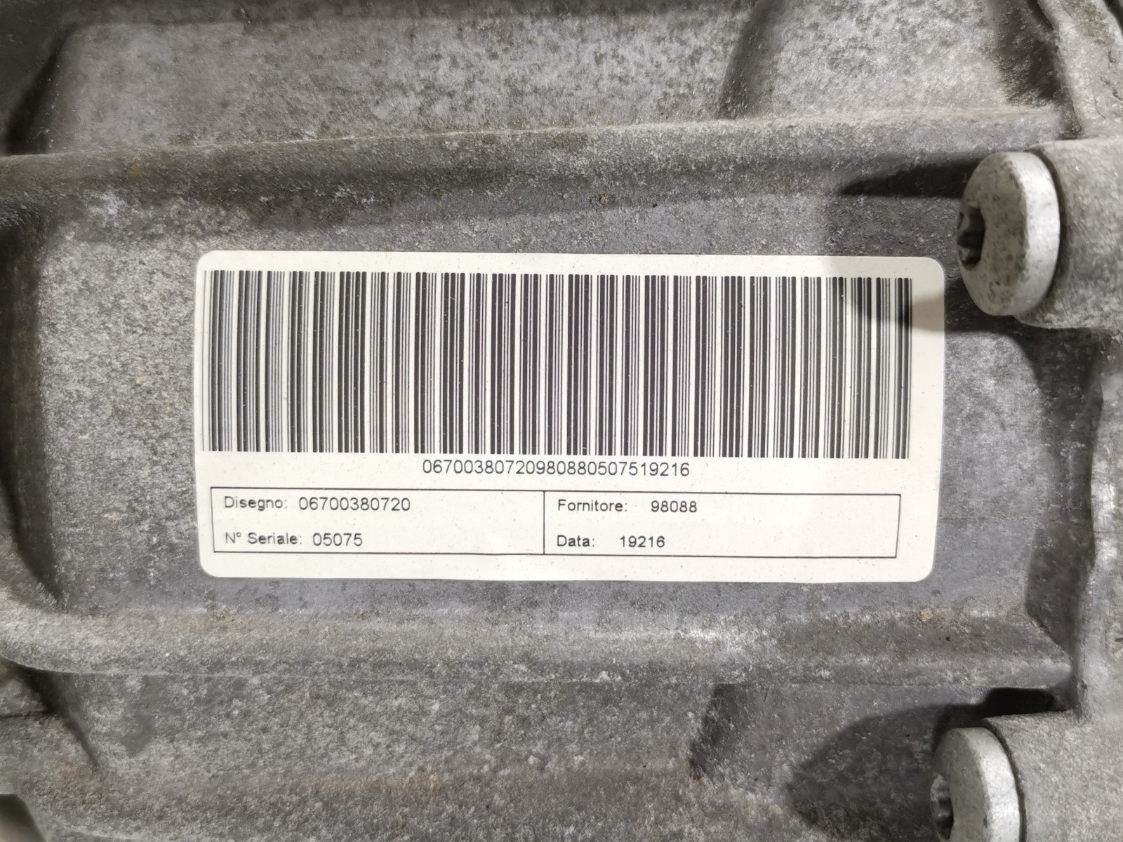 Maserati Levante 2017 Transfer case P/N 670038072