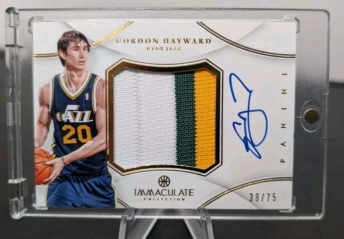 Gordon Hayward Basketball Autographed Sports Trading Cards
