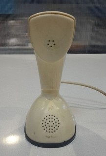 VINTAGE 1963 ERICSSON ERICOFON COBRA ROTARY TELEPHONE IVORY