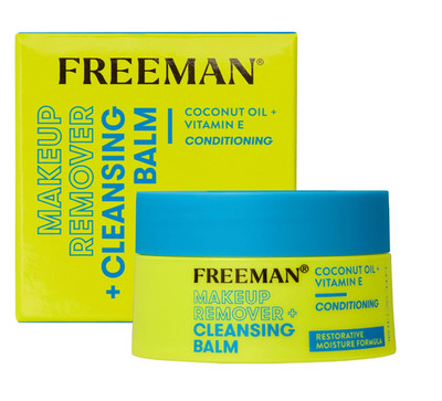 NEW FREEMAN Face Makeup Remover Cleansing Balm w Coconut Oil & Vitamin