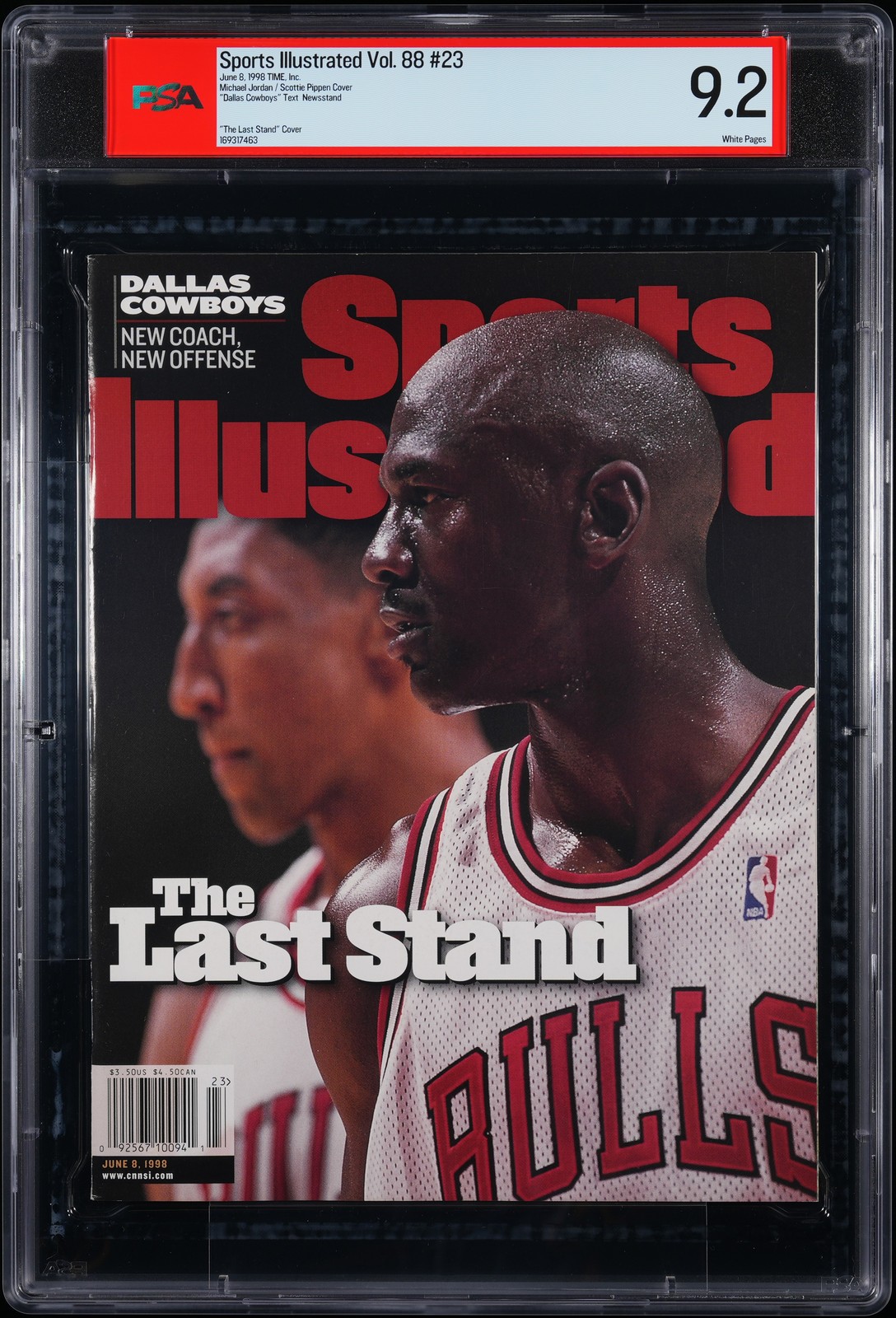 1998 Sports Illustrated June 8 Michael Jordan Scottie Pippen