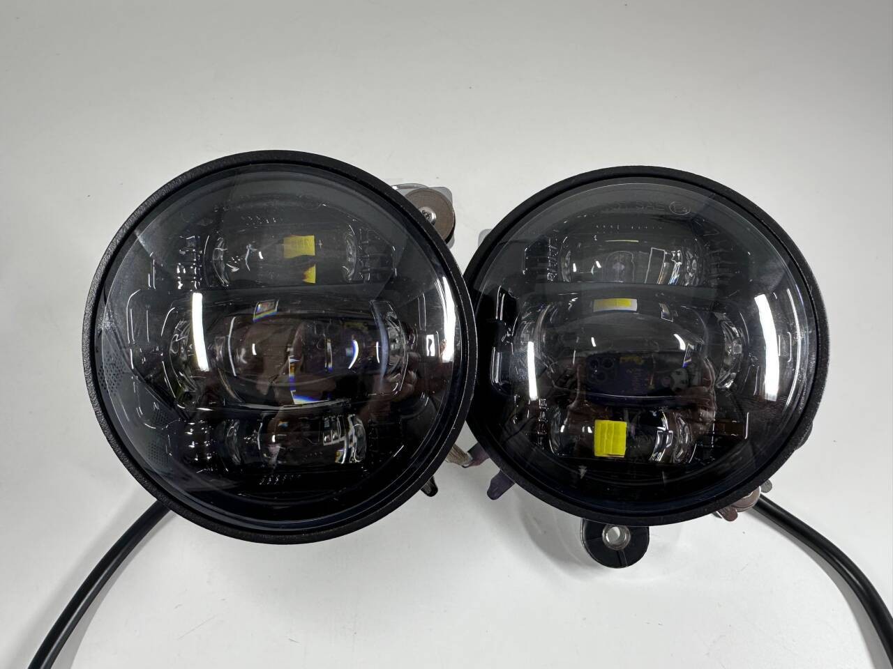 Black LED Driving Fog Lights For Honda Goldwing GL1800 2001-2010 Fog Lamps 2PCS