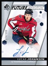 2022-23 UD SP Authentic Future Watch #191 Lucas Johansen Rookie Rc Auto /999