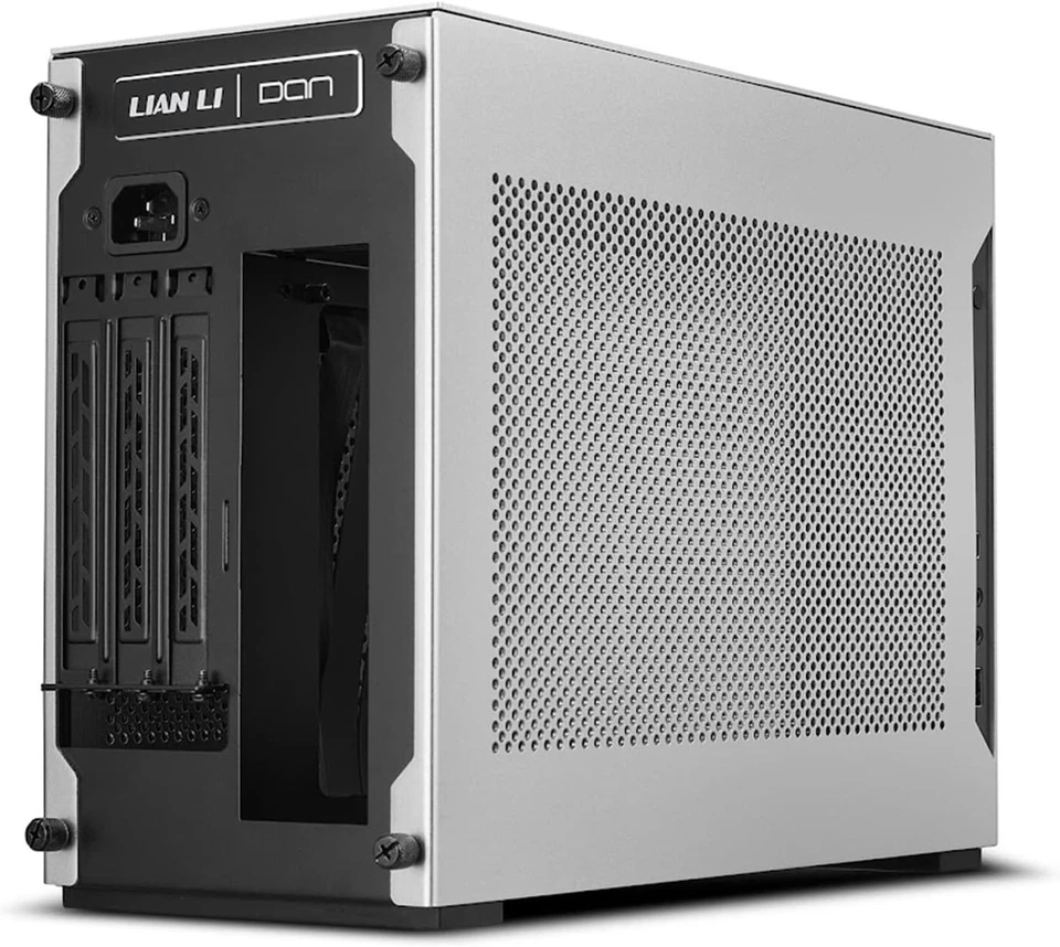 Lian Li A4-H2O Mini-ITX Silver PC Case SFX SFX-L Support, AIO, PCIe 4.0 New - Image 4 of 4