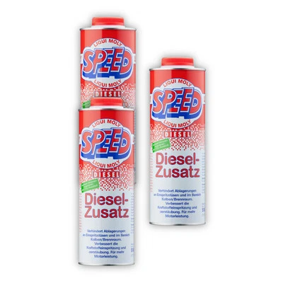 3x 1L LIQUI MOLY 5160 Kraftstoff Speed Diesel-Zusatz Reiniger Ablagerungen