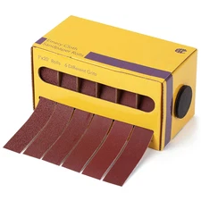 1" x 20 Ft Emery Cloth Roll 80/150/240/320/400/600 Grit Abrasive Sandpaper Roll