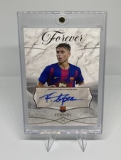 Fermín López Auto 2025 Topps Forever FC Barcelona Autograph Rookie Style Card. rookie card picture