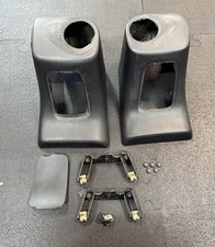 96-02 BMW E36 Z3 M Roadster Rear Left & Right Roll Bar Seatbelt Trim Covers OEM