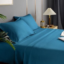 King Size Set, King Size Bed Sheets 4 Pieces, Breathable and Soft Hotel Style...