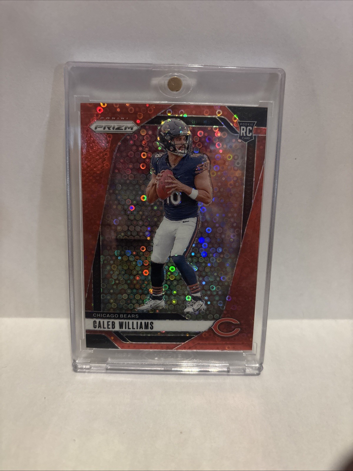 2024 Panini Prizm - Rookies Caleb Williams #301 Red No Huddle Prizm /75 (RC)