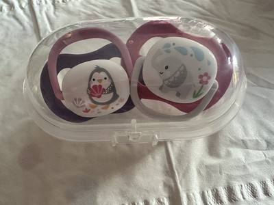 2x Schnuller Avent - 6-18 Monate - Pink & Lila - Neu