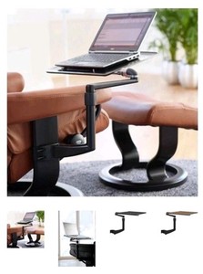 Ekornes Stressless Adjustable Personal / Computer Table in Black