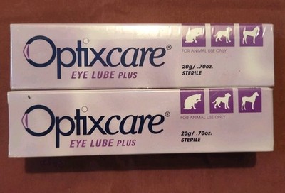 OptixCare Eye Lube Plus Hyaluron 20g Dog Cat Horse Eye Gel Sterile Vet (2)