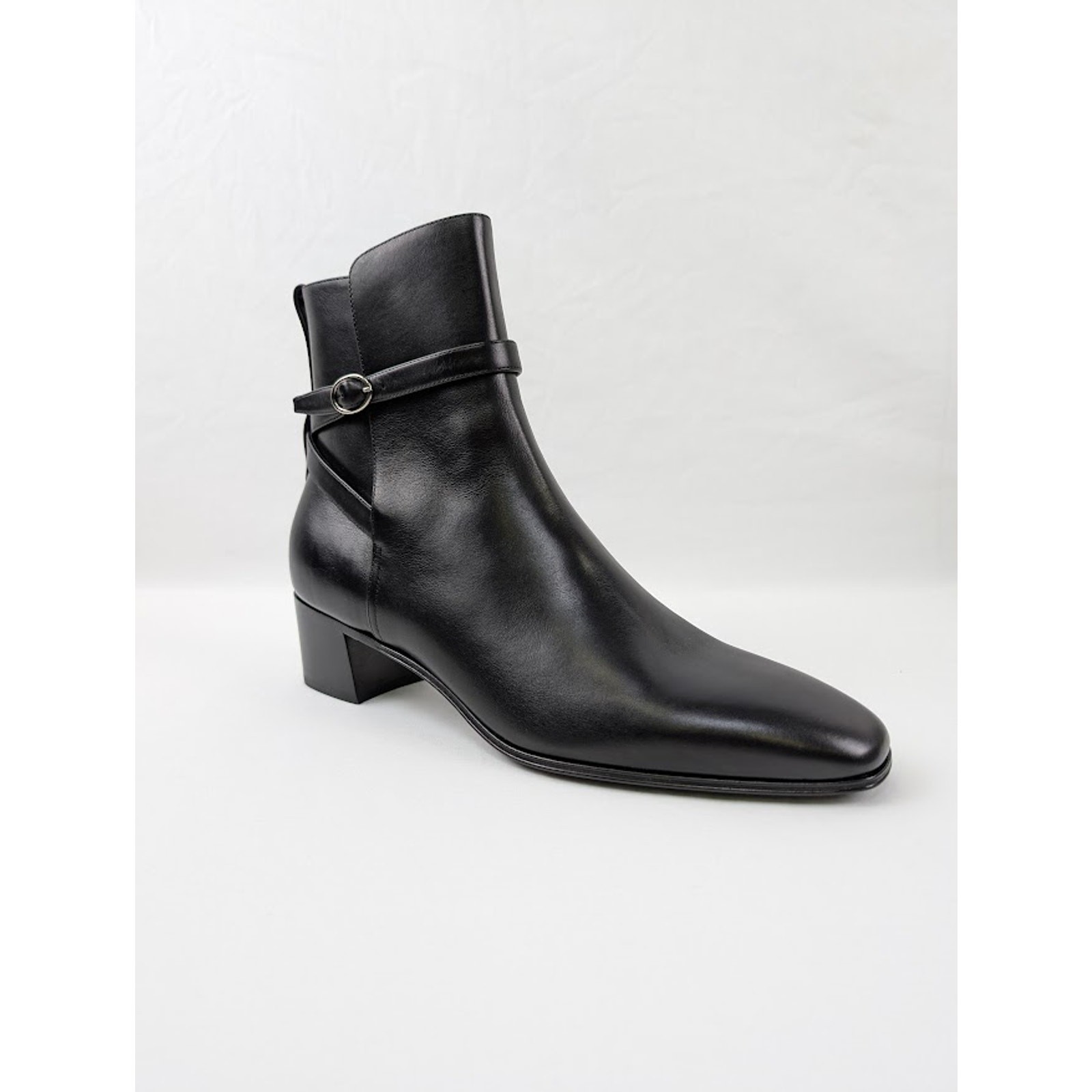 Stivali Saint Laurent Paris Terry 45 Jodhpur Marrakech in nero nuovi con etichette 42