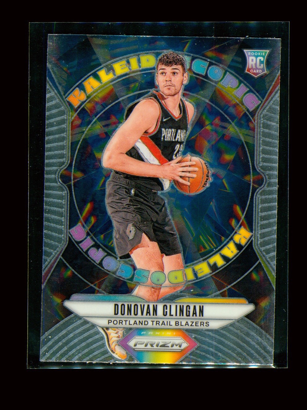 2024-25 Panini Prizm Kaleidoscopic #18 Donovan Clingan RC Trail Blazers Rookie