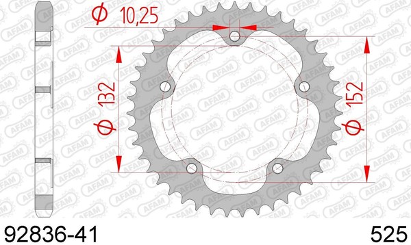 Corona Afam 92836-41 Stahl MV (Agusta) 800 Turismo Veloce 800 2015 2018-image