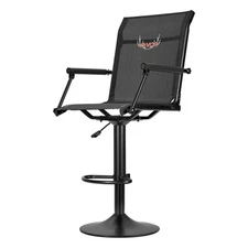 Hunting Chair 360° Swivel Silent Blind Chair with Adjustable Height and Armrests